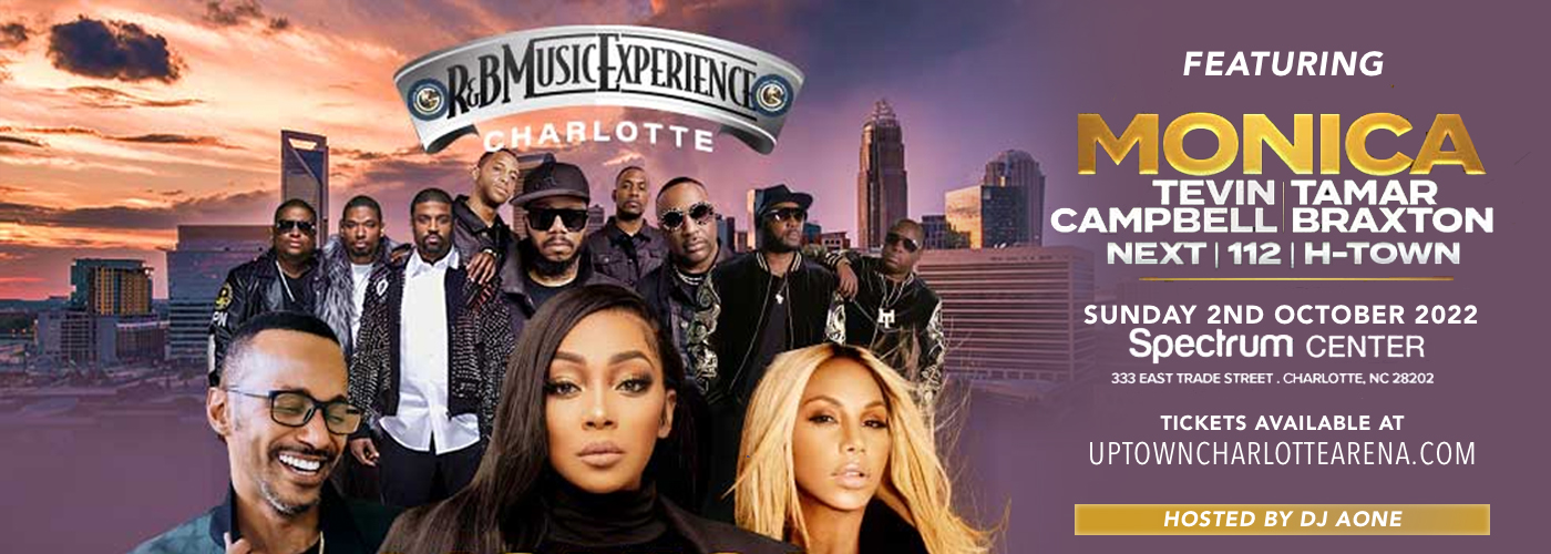 Charlotte R&B Music Experience Tickets 2nd October Spectrum Center